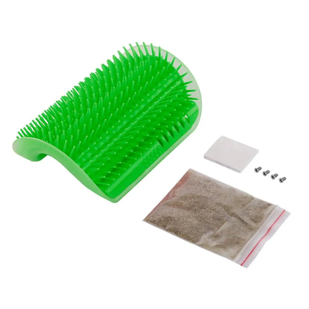 Self-Brushing Corner Groomer for Cats